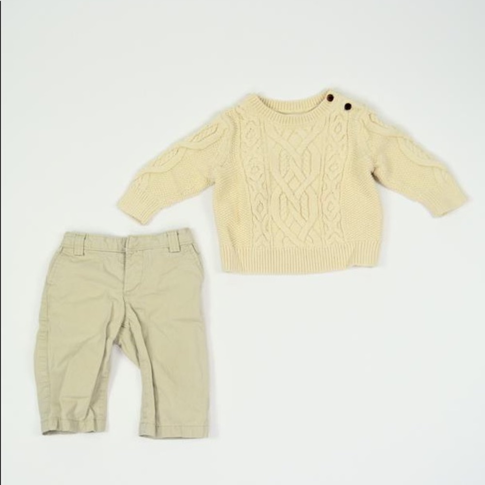 Gap Sweater & Pant Outfit